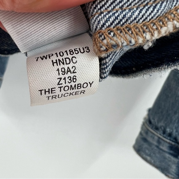 Lucky Brand The Tomboy Trucker Jean jacket ladies size M. - Picture 6 of 10